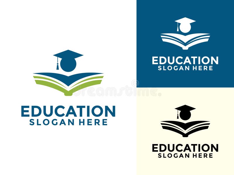 Book graduation logo stock vector. Illustration of design - 30897511