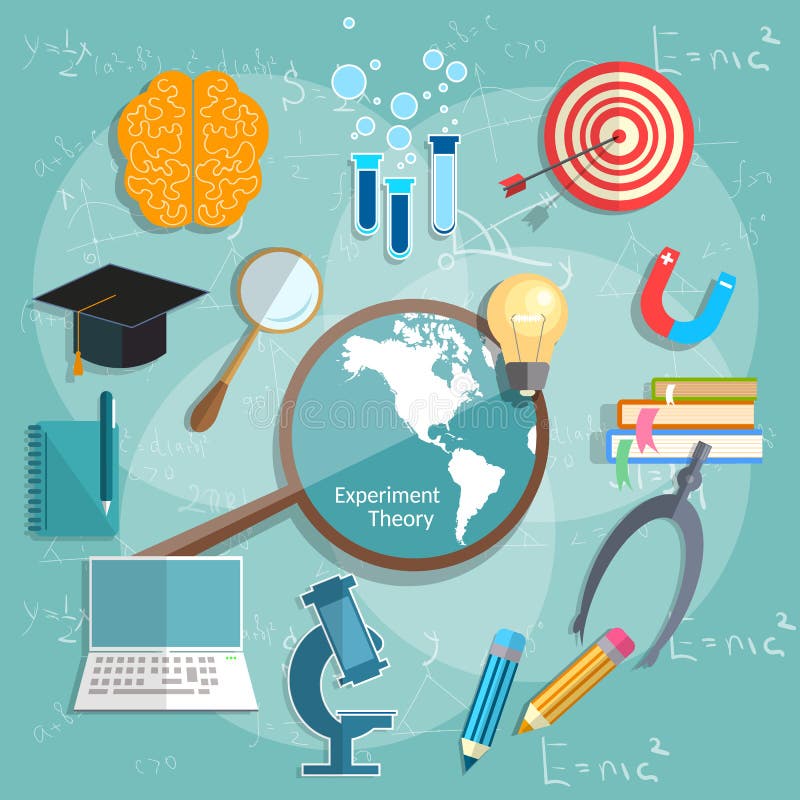 Education and Science international training graduation concept royalty free illustration