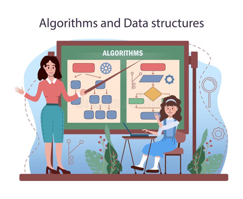 It Education. Students Learning about Algorithms, Ai and Computers ...