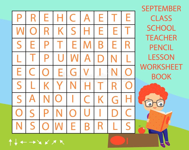 Briesje Markeer Ambient Word Puzzle Kids Back To School Stock Illustrations – 162 Word Puzzle Kids  Back To School Stock Illustrations, Vectors & Clipart - Dreamstime