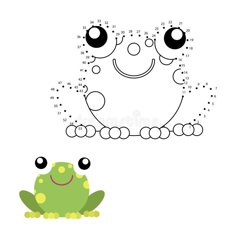 Educational game for kids: Dot to Dot. vector illustration Educational game for kids: Dot to Dot. vector illustration