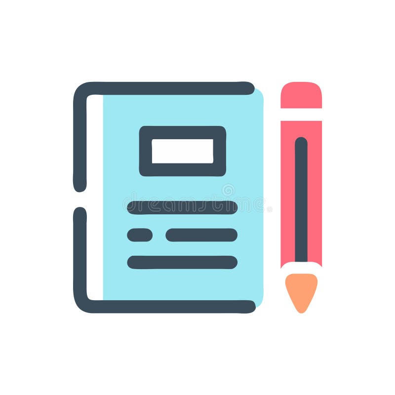 Educational Guide Icon for Students vector illustration