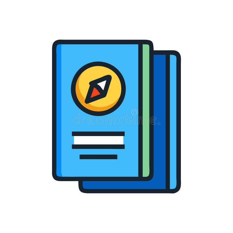 An educational guidebook icon representing academic reference.