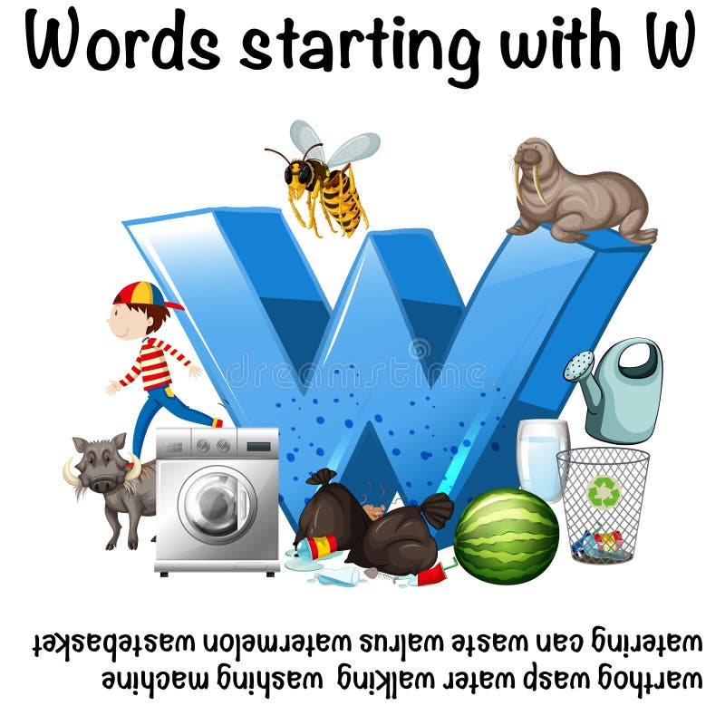 words starting with t and w