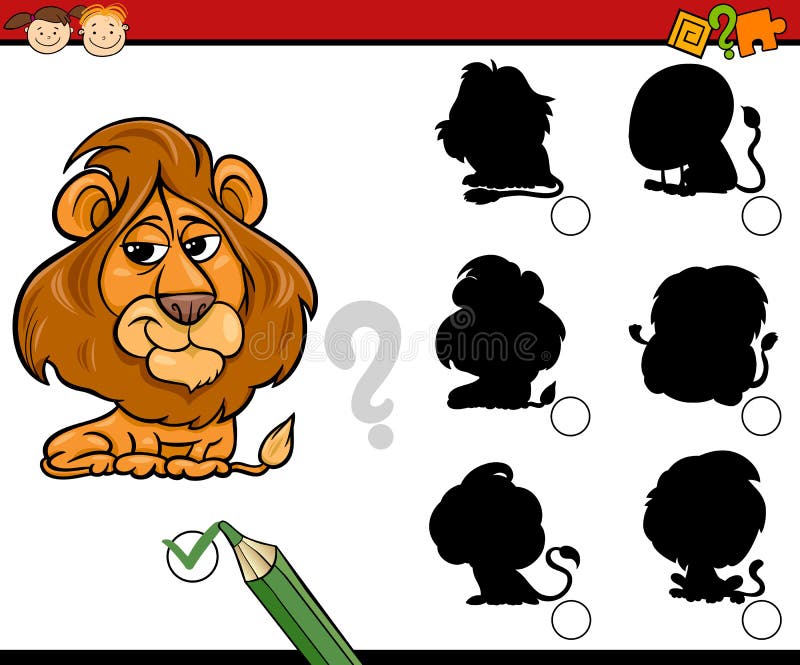 A educação sombreia desenhos animados do jogo ilustração do vetor A educação sombreia desenhos animados do jogo ilustração do vetor