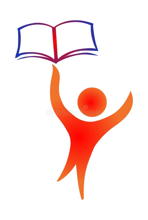 Edukacja logo ikony wektor Łapie książkową ilustrację royalty ilustracja Edukacja logo ikony wektor Łapie książkową ilustrację royalty ilustracja