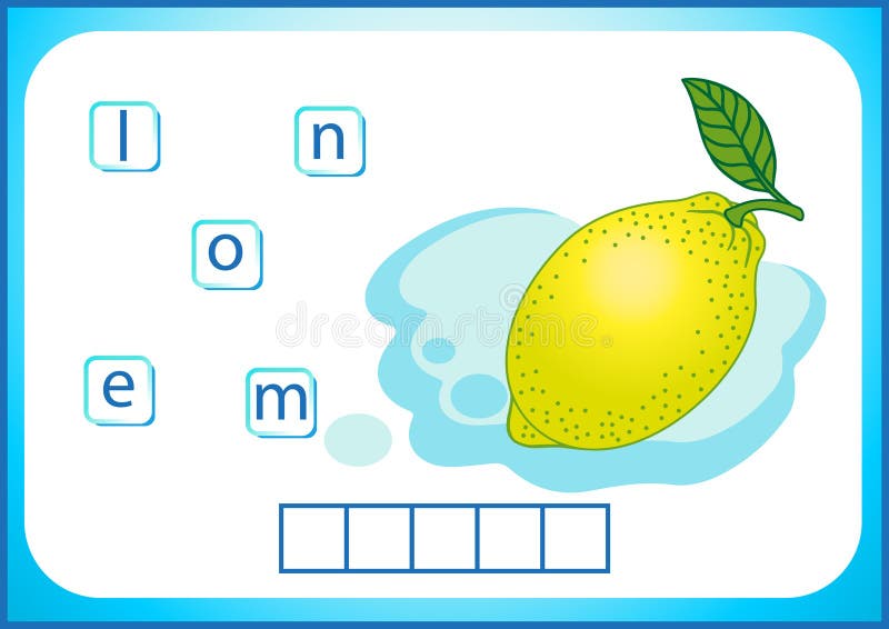 Edukacja szkolna Angielski flashcard dla uczyć się angielszczyzny Piszemy imionach warzywa i owoc Słowa są łamigłówki grze dla ilustracja wektor Edukacja szkolna Angielski flashcard dla uczyć się angielszczyzny Piszemy imionach warzywa i owoc Słowa są łamigłówki grze dla ilustracja wektor