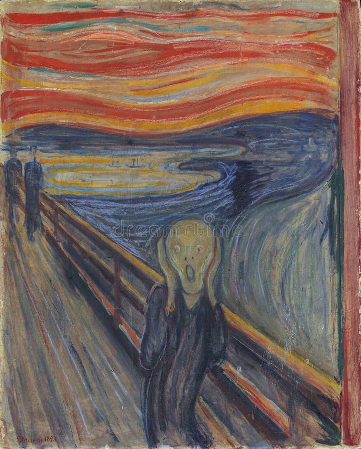 The Scream painting by Edvard Munch