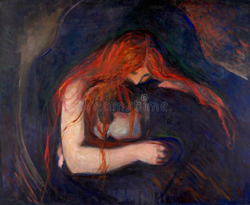 Edvard Munch foto de stock