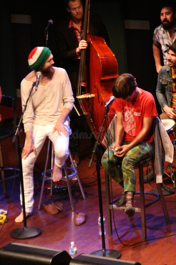 Edward Sharpe And The Magnetic Zeros Perform At World Cafe Live Editorial Image - Image Of Rock