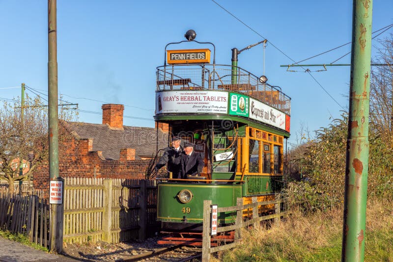 1909 Double Decker Tramcar, Black Country Living Museum.