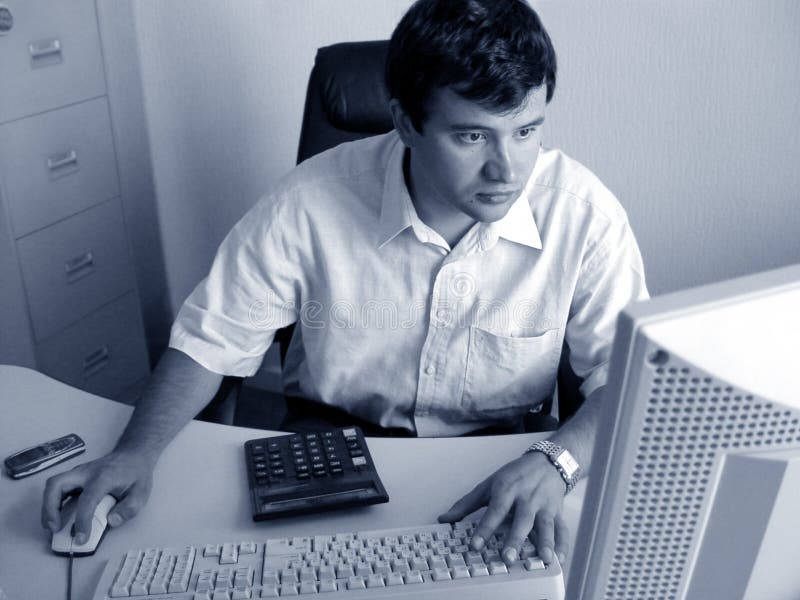 Een andere dag op het kantoor stock afbeelding Een andere dag op het kantoor stock afbeelding