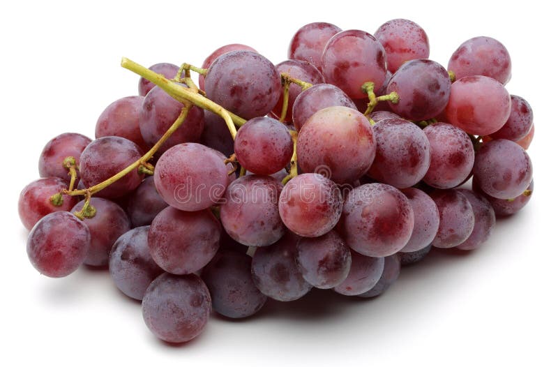 Een tros rode druiven royalty-vrije stock fotografie