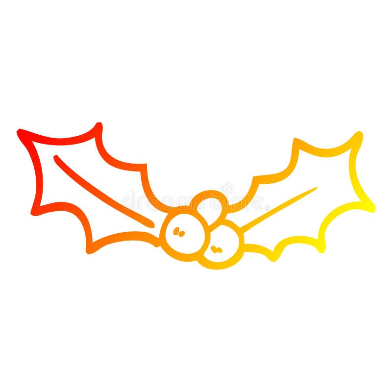 Een creatieve, warme verlooplijn tekentekenfilm met een holle twig vector illustratie Een creatieve, warme verlooplijn tekentekenfilm met een holle twig vector illustratie