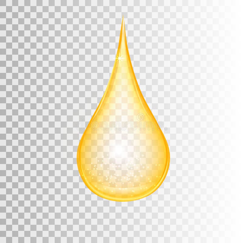 Een daling van olie op een transparante achtergrond wordt geïsoleerd die vector illustratie Een daling van olie op een transparante achtergrond wordt geïsoleerd die vector illustratie