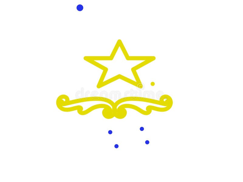 Een heldere ster! royalty-vrije illustratie Een heldere ster! royalty-vrije illustratie