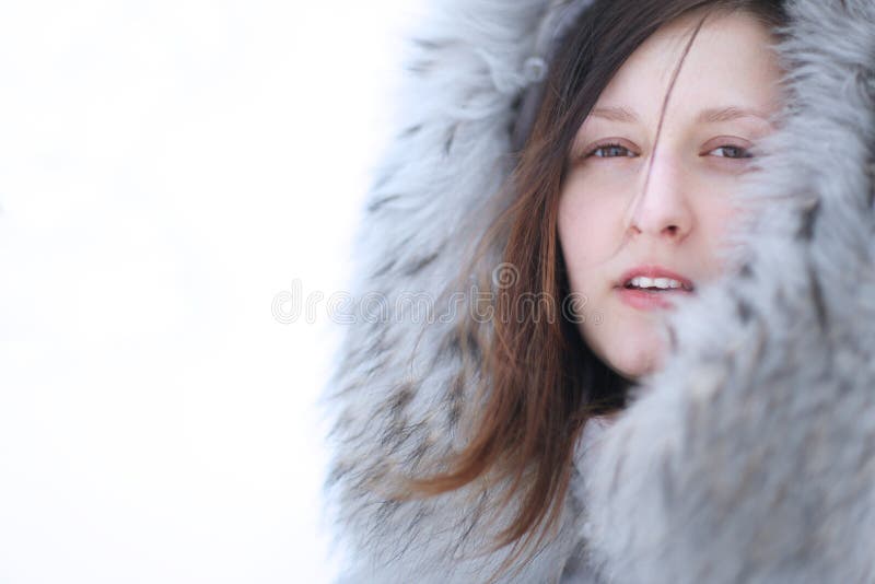 Een jonge vrouw stock foto Een jonge vrouw stock foto