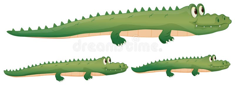 Een krokodil royalty-vrije illustratie Een krokodil royalty-vrije illustratie