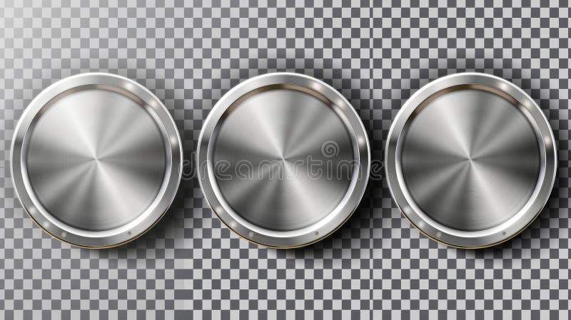 Mockup of an empty steel plate or silver plate with a nameplate frame and a metal grey identification tag isolated on a transparent background.. AI generated. Mockup of an empty steel plate or silver plate with a nameplate frame and a metal grey identification tag isolated on a transparent background.. AI generated