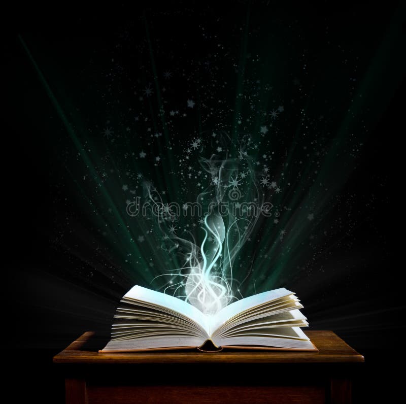 Een magisch boek. Een magisch boek.