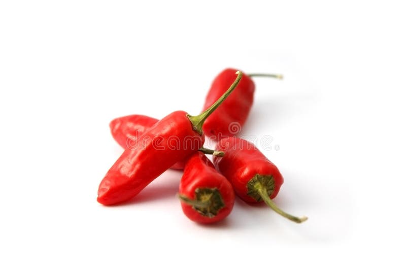 Een paar chilis royalty-vrije stock afbeeldingen Een paar chilis royalty-vrije stock afbeeldingen