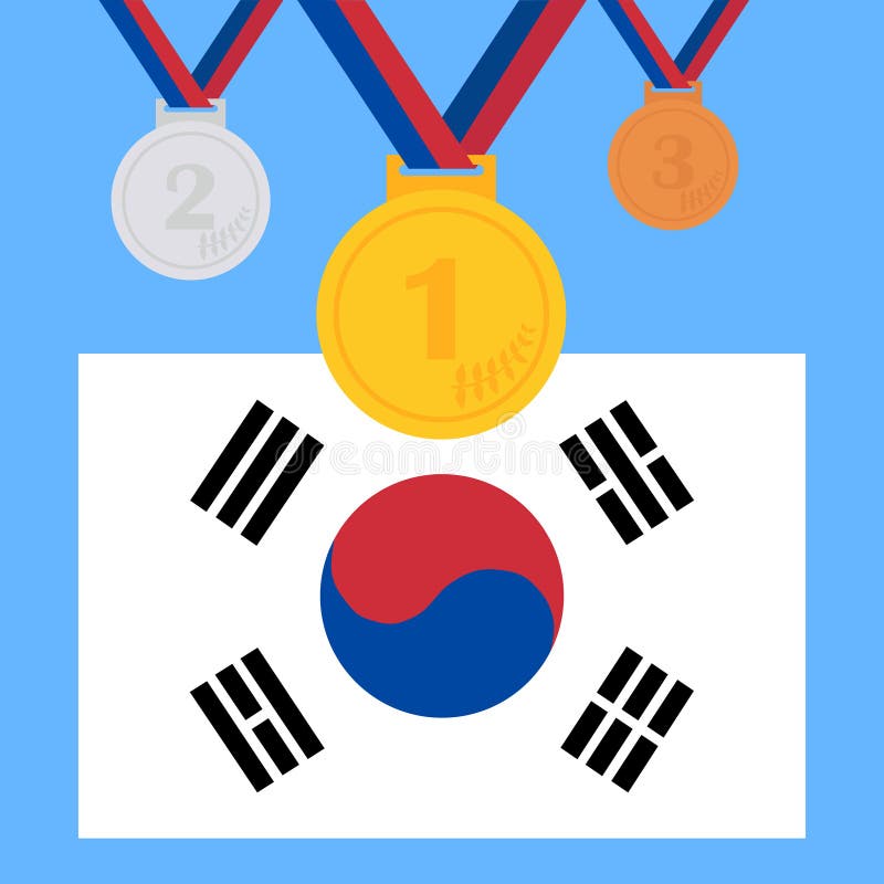 Een reeks sportenmedailles Olympische medailles Een reeks Olympische trofeeën stock illustratie Een reeks sportenmedailles Olympische medailles Een reeks Olympische trofeeën stock illustratie