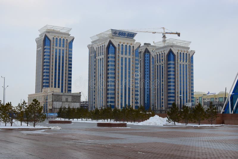 Een straatmening in Astana