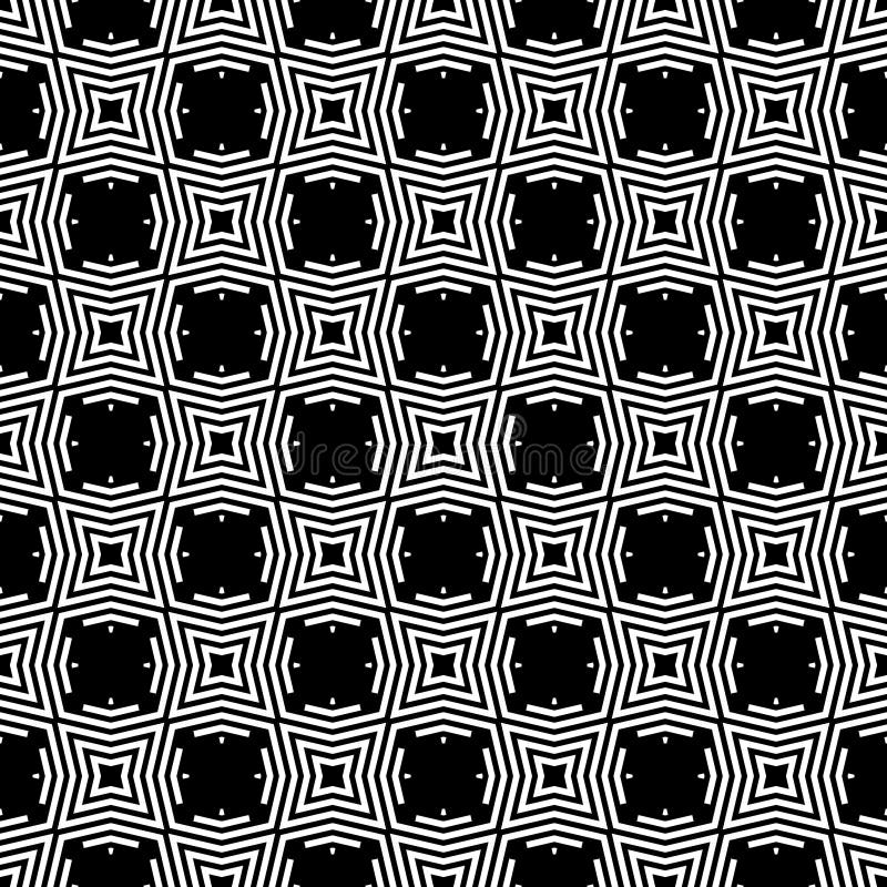 Eenvoudige geometrische streepdiagonaal, punten zwart-witte naadloze vectordruk royalty-vrije illustratie Eenvoudige geometrische streepdiagonaal, punten zwart-witte naadloze vectordruk royalty-vrije illustratie