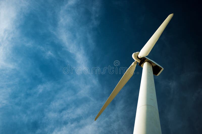 Eenzame Windturbine