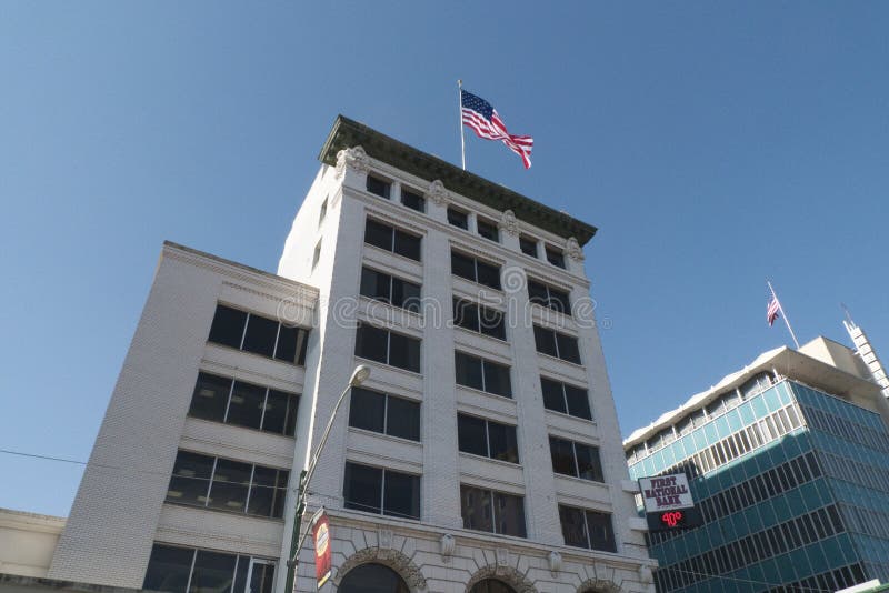 Eerste National Bank, Fort Smith, AR Redactionele Fotografie - Image of