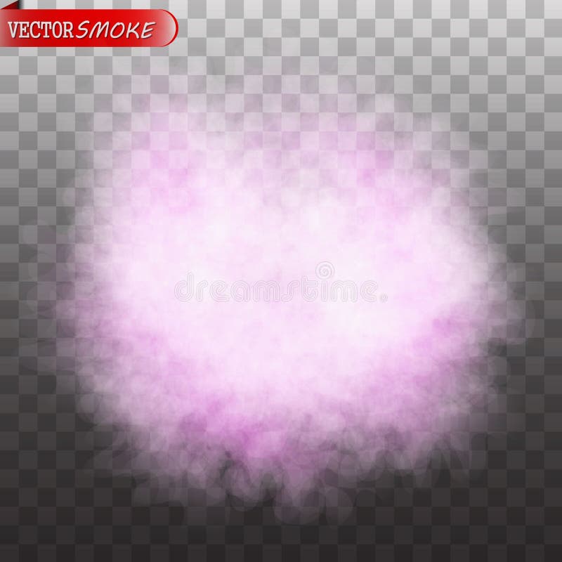 Efecto especial transparente aislado color púrpura de la niebla o del humo fotos de archivo libres de regalías Efecto especial transparente aislado color púrpura de la niebla o del humo fotos de archivo libres de regalías