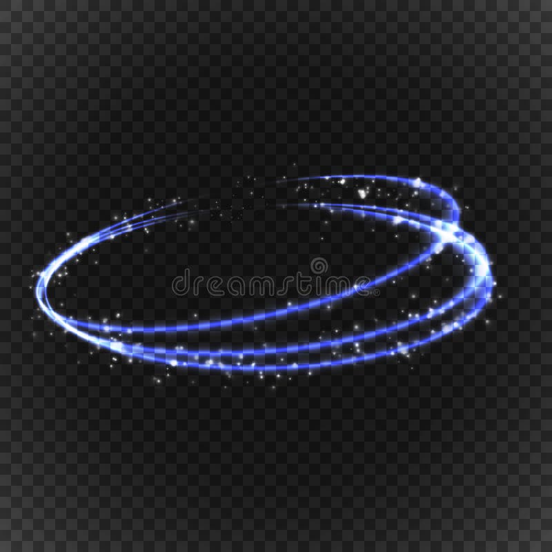 Efecto luminoso del resplandor Llamarada circular de la lente Líneas rotatorias abstractas Marco abstracto cósmico de las luces d ilustración del vector Efecto luminoso del resplandor Llamarada circular de la lente Líneas rotatorias abstractas Marco abstracto cósmico de las luces d ilustración del vector