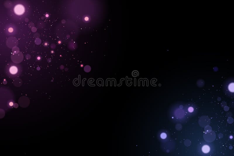 Efectul luminos abstract atât izolat cât și izolat pe fond negru. culori strălucitoare, albastru și violet. strălucire colorată. p royalty free illustration