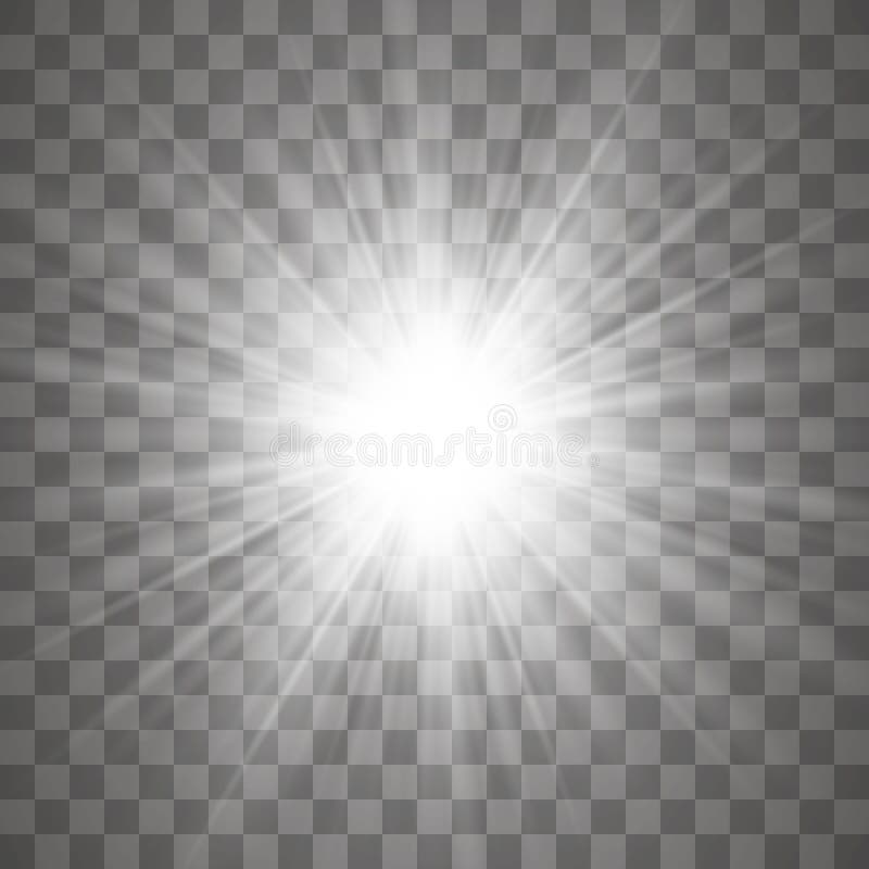 Efeito da luz do fulgor ilustração royalty free Efeito da luz do fulgor ilustração royalty free