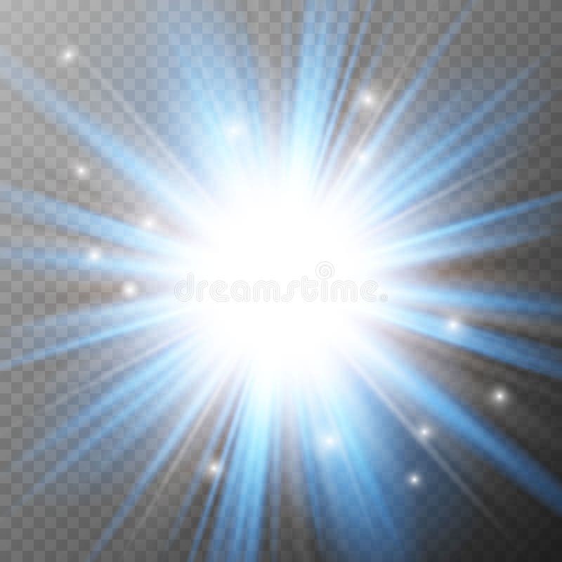 Efeito da luz do fulgor ilustração stock Efeito da luz do fulgor ilustração stock