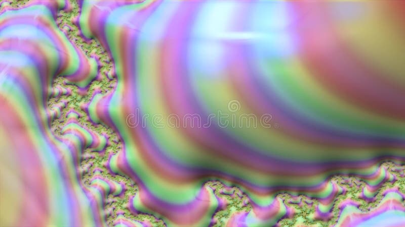 Papel de Parede para Celular - Gif Animado Abstrato Colorido Arco
