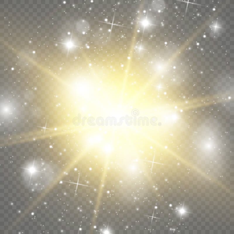 Efeito especial do alargamento claro do ouro Ilustra??o ilustração stock Efeito especial do alargamento claro do ouro Ilustra??o ilustração stock
