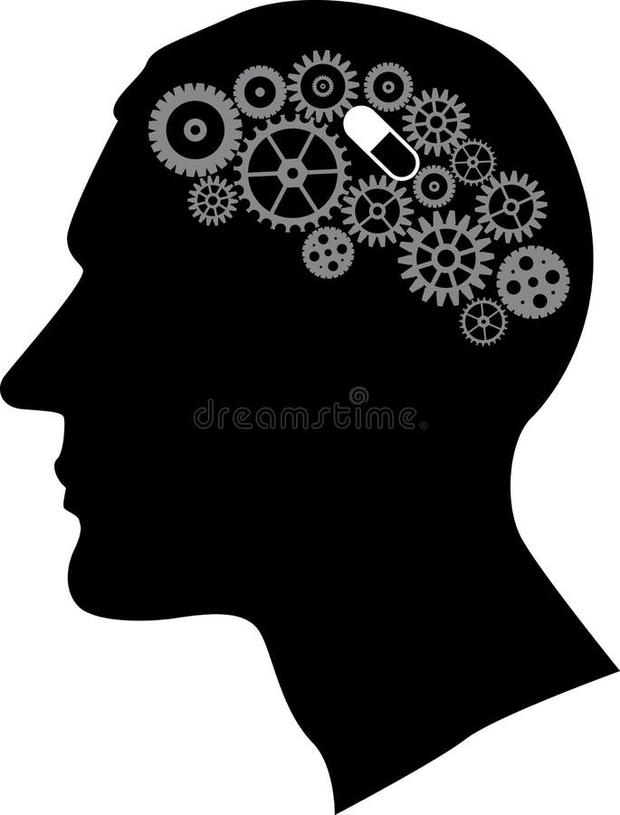 Efekty uboczni antidepressants royalty ilustracja Efekty uboczni antidepressants royalty ilustracja