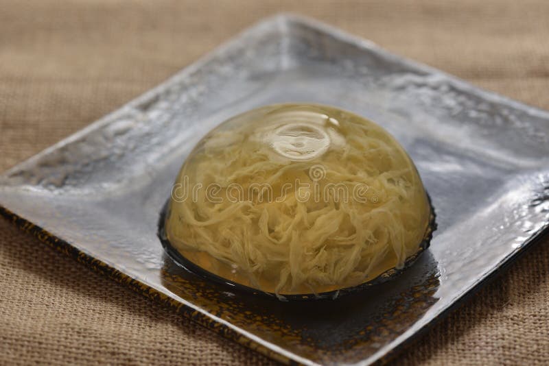 Osmanthus jelly cake stock photo. Image of flower, cake 34921694