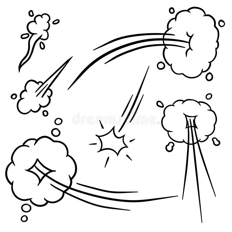 Effect Of Comic Speed Bubble Cloud Track And Trace Stock Vector Illustration Of White Effect Of Comic Speed Bubble Cloud Track And Trace Stock Vector Illustration Of White