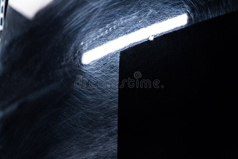 Before and after Effect Effect of Car Paint Renovation and Polishing