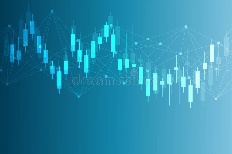 Effectenbeurs of forex handelgrafiek Grafiek op Abstracte de financiënachtergrond van de financiële markt vectorillustratie stock illustratie Effectenbeurs of forex handelgrafiek Grafiek op Abstracte de financiënachtergrond van de financiële markt vectorillustratie stock illustratie