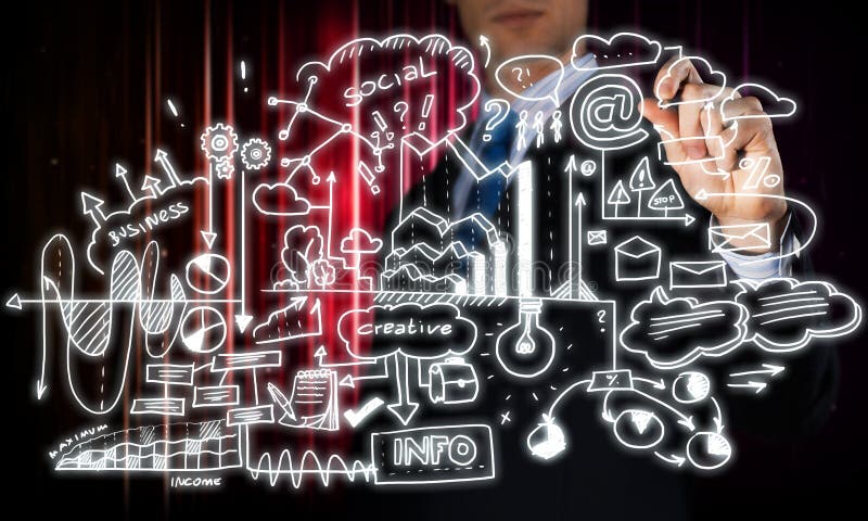 Effective business planning stock photography