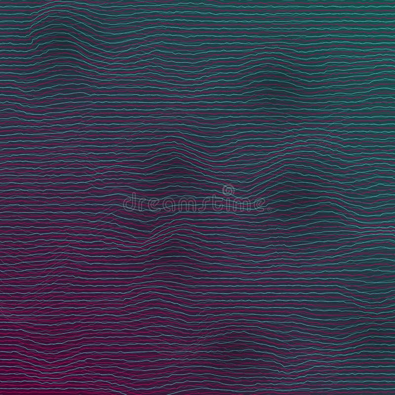 Illustration of Vector Equalizer Frequency Glitch Effect. Illustration of Vector Equalizer Frequency Glitch Effect