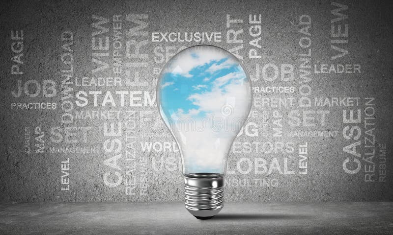 Effektive Geschäftsinnovationen für Welt stock abbildung