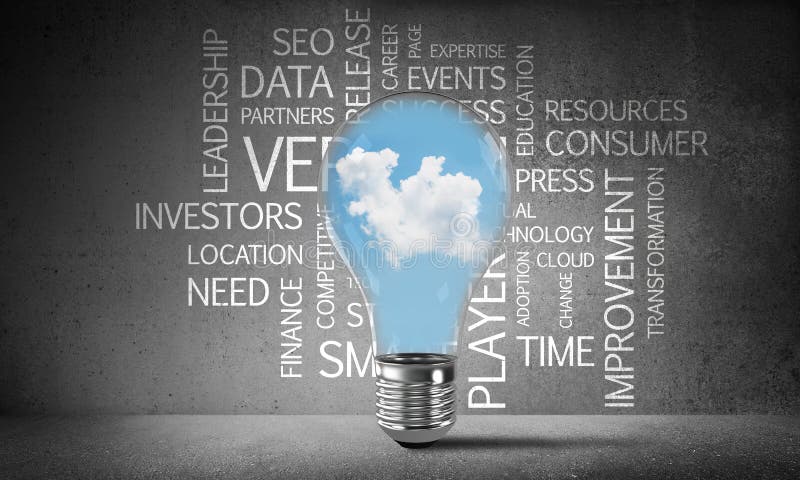 Effektive Geschäftsinnovationen für Welt lizenzfreie abbildung