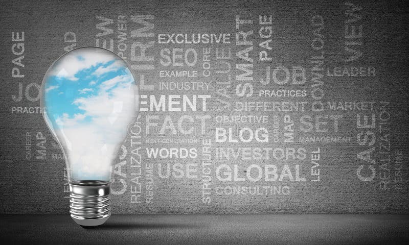 Effektive Geschäftsinnovationen für Welt vektor abbildung