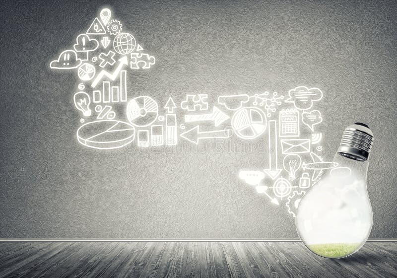 Download Effektive Marketing-Ideen stockfoto. Bild von kleber - 96926640
