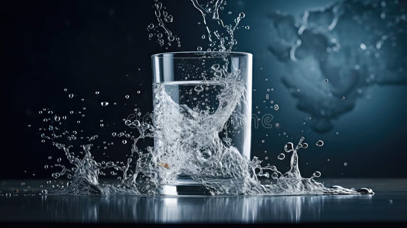 Effervescence carbon water stock illustration