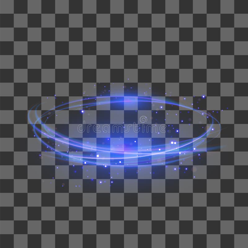 Effetto della luce trasparente Progettazione blu di Flafe del fulmine Ellisse astratto con la lente circolare Fuoco Ring Trace royalty illustrazione gratis Effetto della luce trasparente Progettazione blu di Flafe del fulmine Ellisse astratto con la lente circolare Fuoco Ring Trace royalty illustrazione gratis
